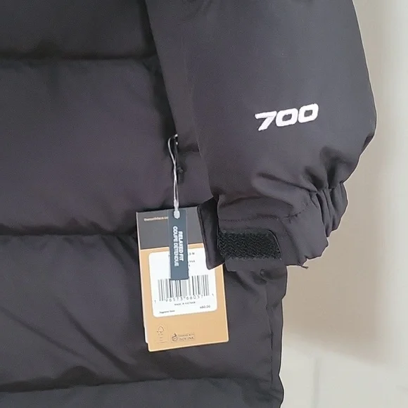 The North Face Long Black Down Jacket New With Tags On - Picture 3 of 13